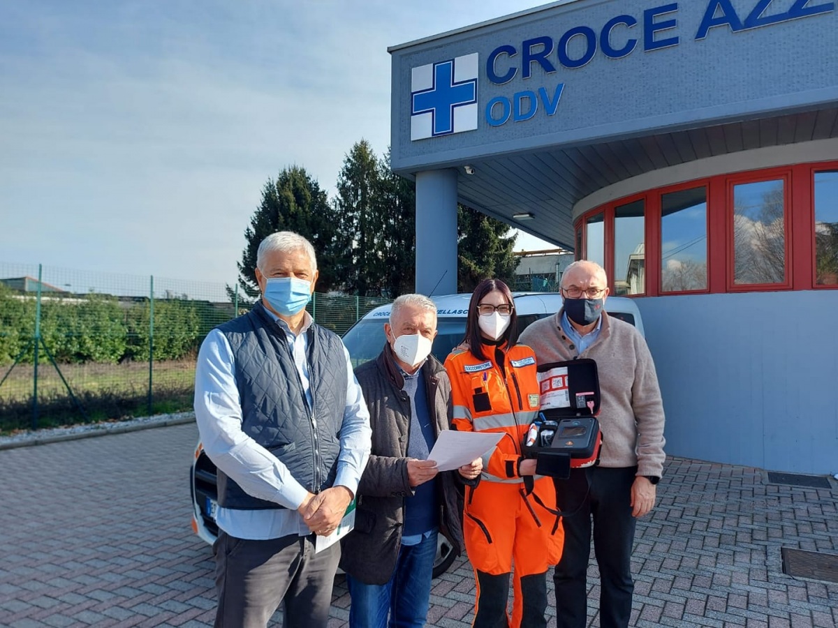 DONATO UN DEFIBRILLATORE DALLA UNIONE COOPERATIVA DI CONSUMO